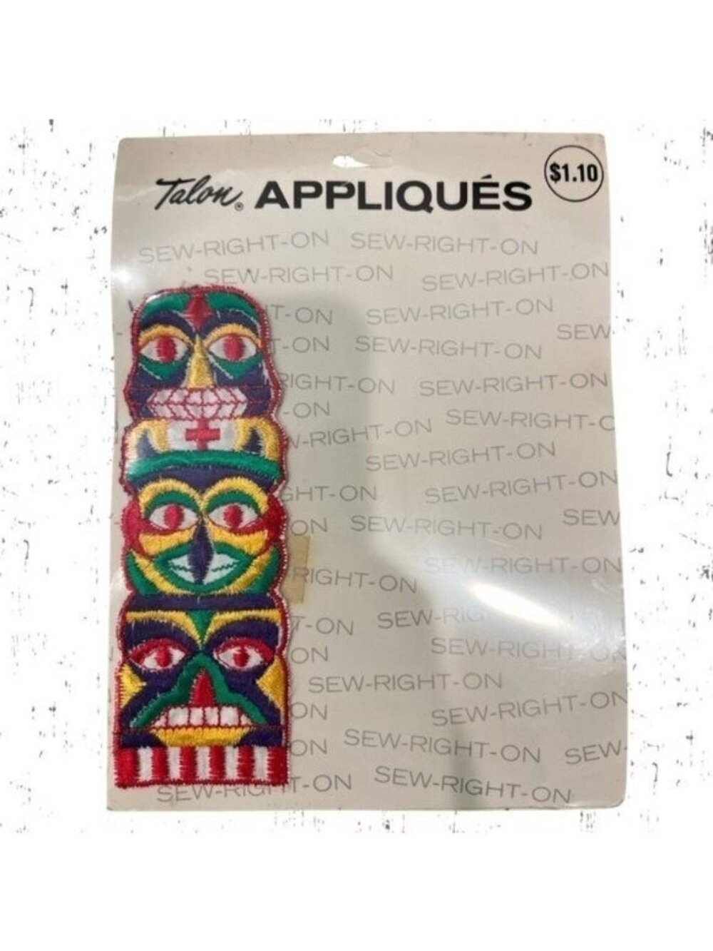 Vintage 1971 TALON TEXTRON APPLIQUES